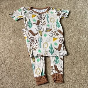 Little Sleepies Western Themed Pajama Set -